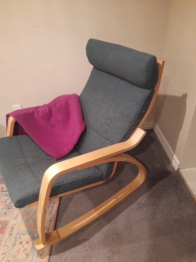 IKEA STRANDMON Rocking Chair - Dark Teal