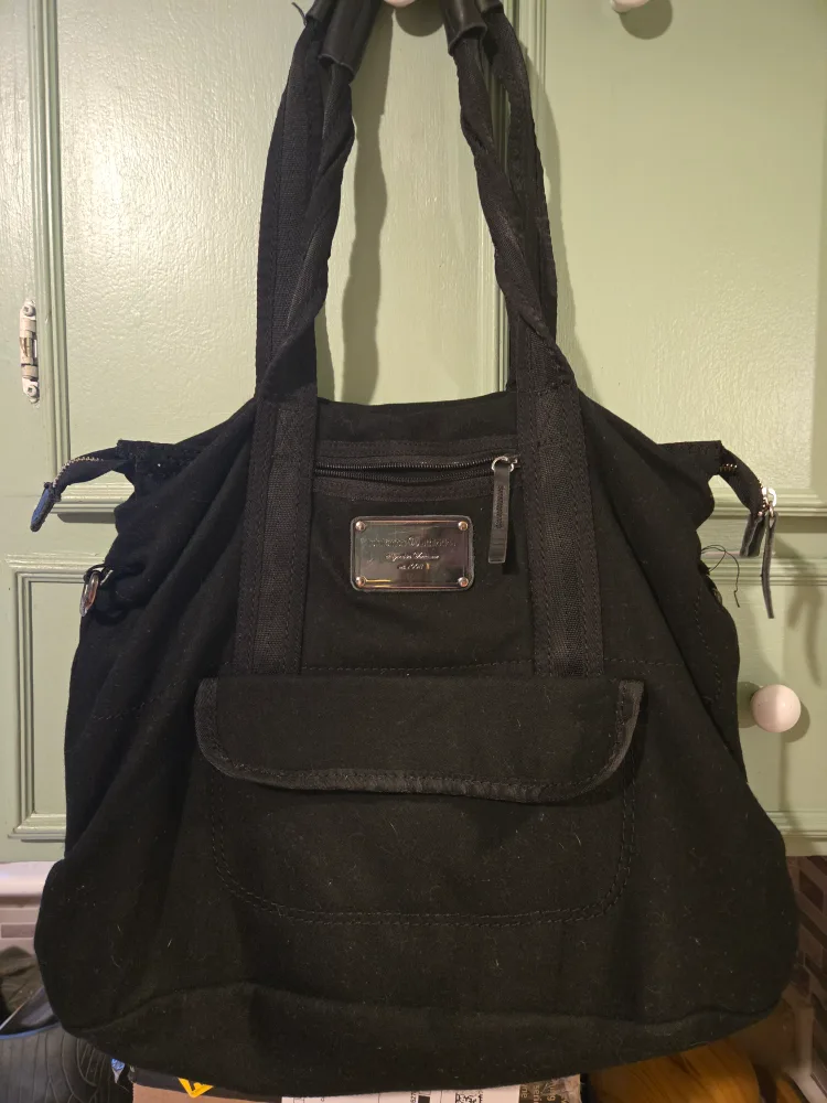 Lululemon Black Canvas Tote Bag image indicator(2)