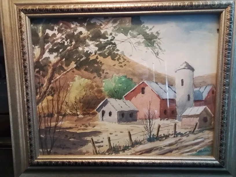 American WC on Paper Signed Edward Garbely w/ Prov image indicator(2)