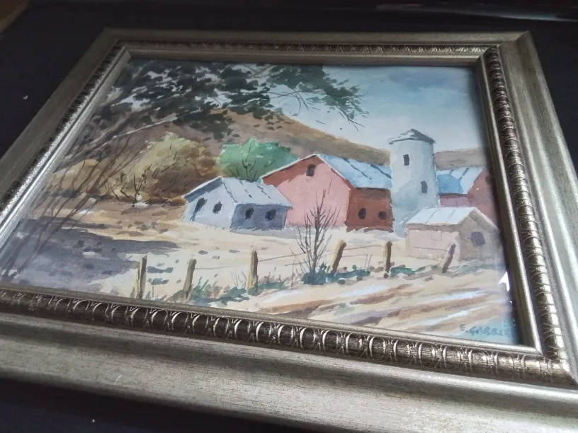 American WC on Paper Signed Edward Garbely w/ Prov image indicator(3)