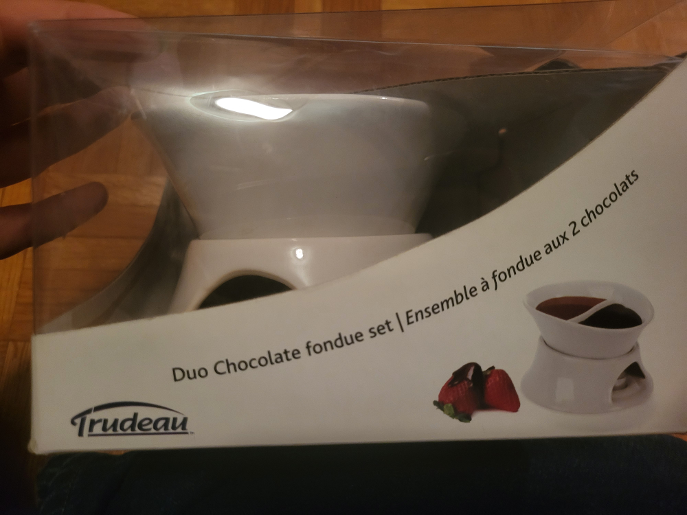 Trudeau Duo Chocolate Fondue Set - photo 2