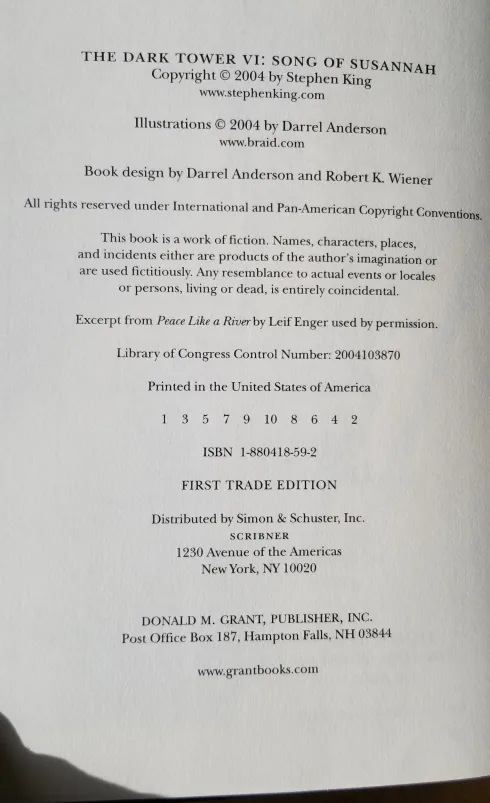 Stephen King The Dark Tower VI & VII - First Trade Ed Hardcover image indicator(2)