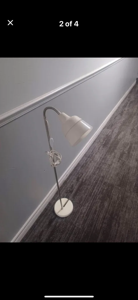 IKEA Floor Lamp with White Shade image indicator(2)