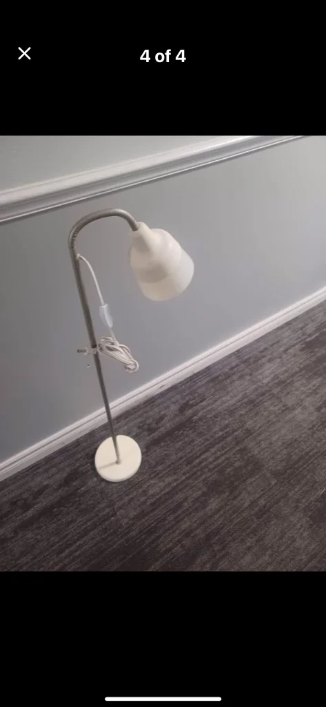 IKEA Floor Lamp with White Shade image indicator(4)