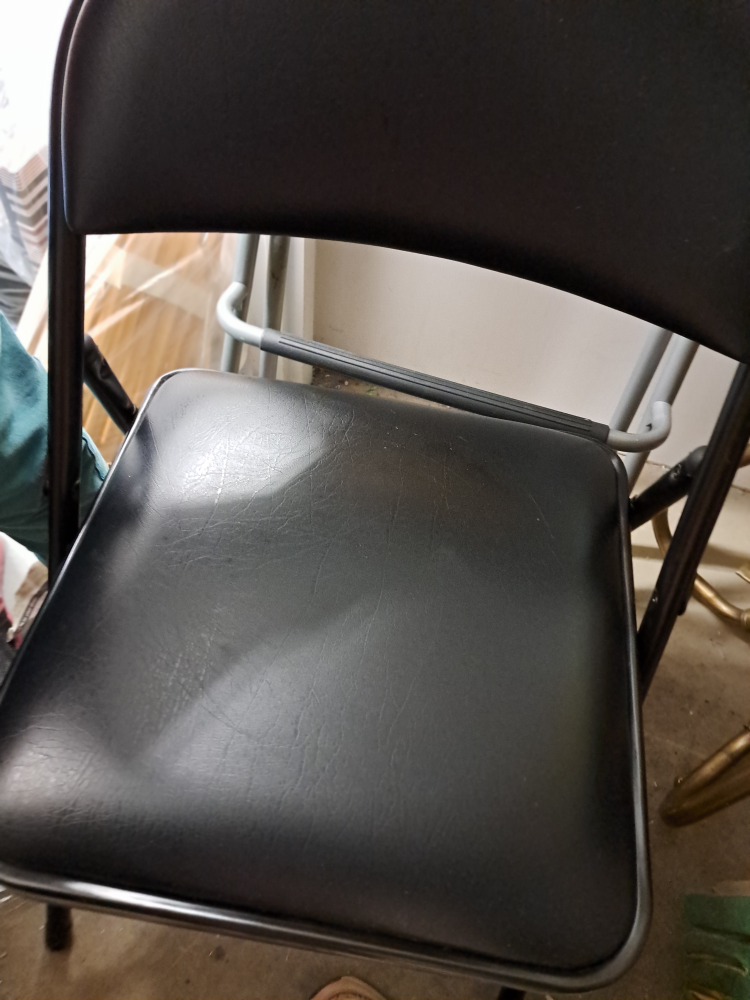 Black Folding Chair 2 pieces