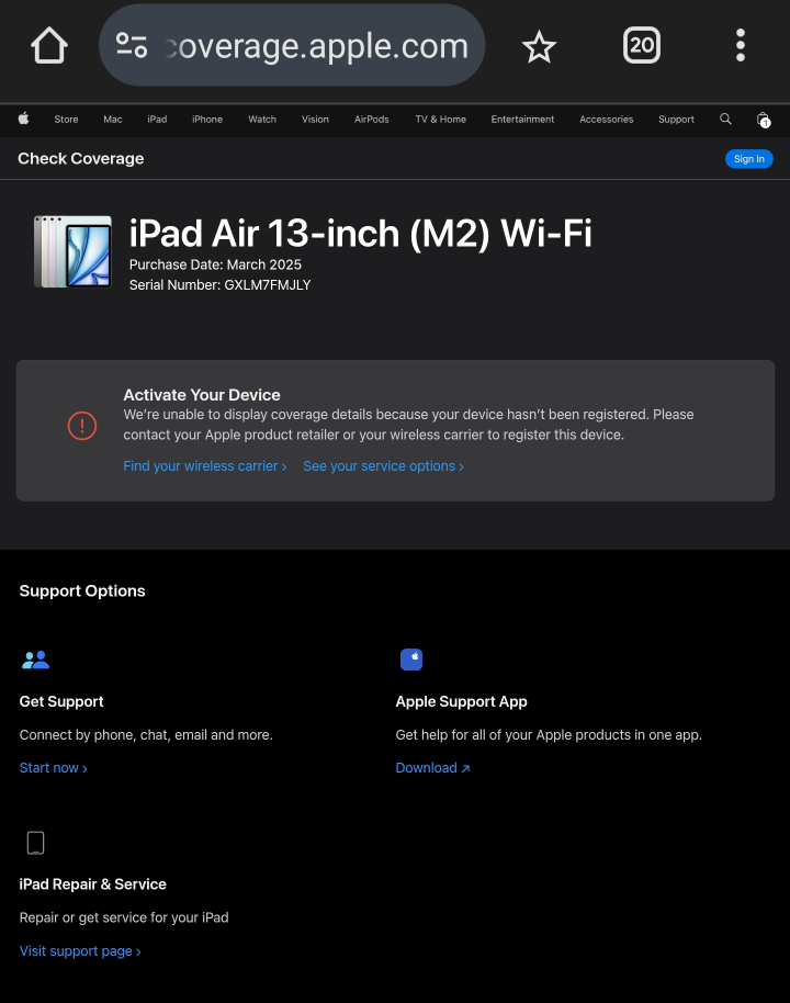 New Sealed iPad Air 13" (M2) 256GB Wi-Fi + AppleCare+ - photo 3