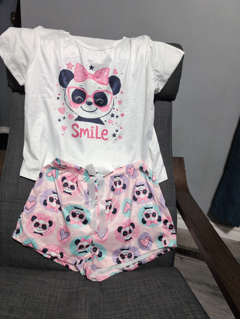 Adorable Panda Pajama Set