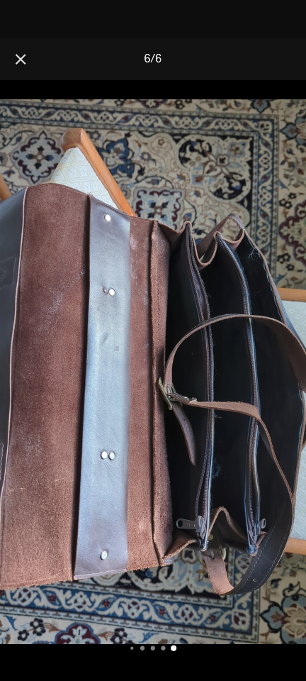 Vintage Leather Briefcase