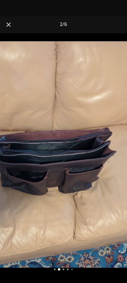 Vintage Leather Briefcase - photo 5