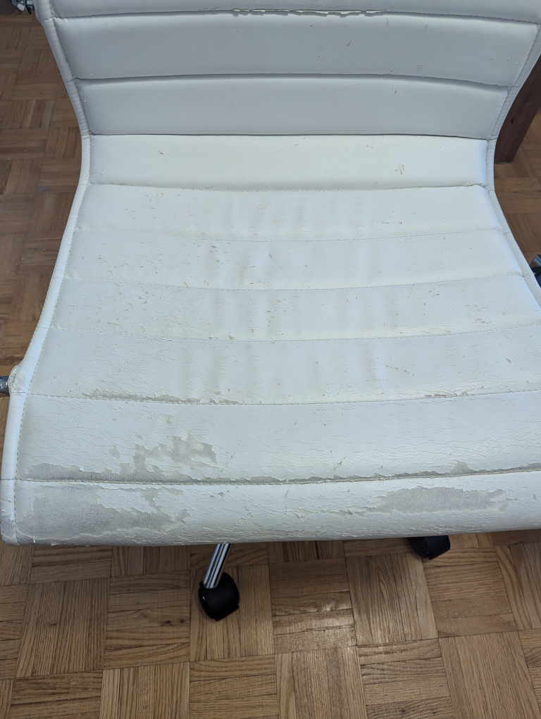 FREE 2 White Desk Chairs - photo 2