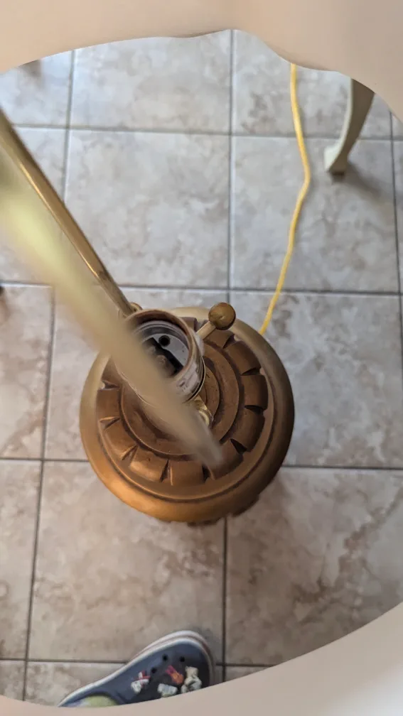 Elegant Gold Table Lamp with Shade image indicator(3)