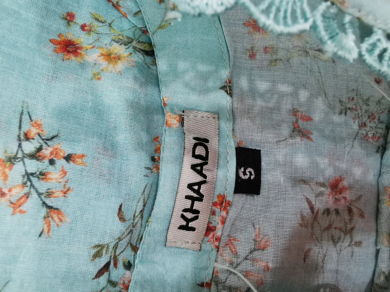 Khaadi Women's Floral Print Kurta - Size Small - photo 2
