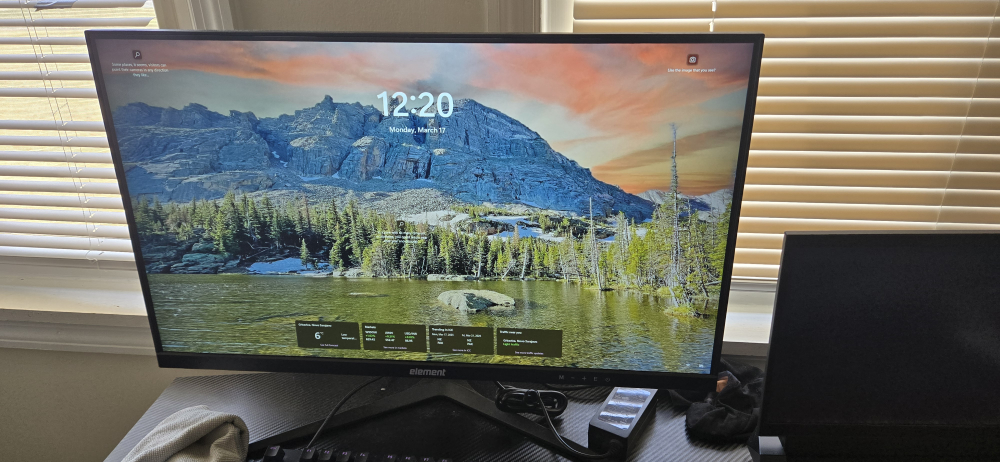 Element 27" Gaming Monitor 1440p @ 144hz