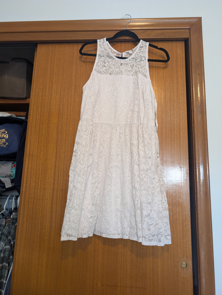Women's White Lace Dress