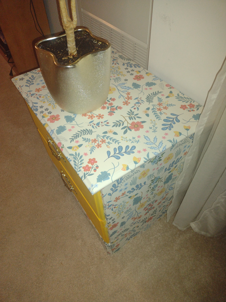 Upcycled Two-Drawer Nightstand - photo 3