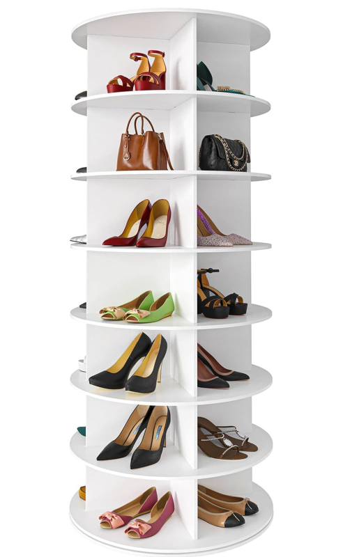 lISGODTO 7-Tier Rotating Shoe Rack - photo 2