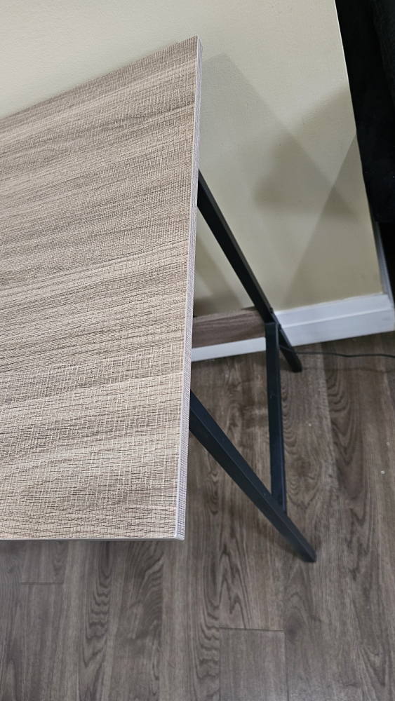 Modern Writing Desk with Black Metal Legs - photo 3