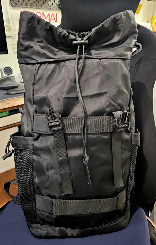 Black Rolltop Backpack image indicator(6)