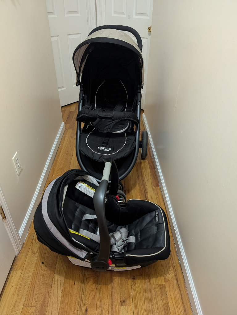 Graco SnugRide Infant Car Seat and Stroller
