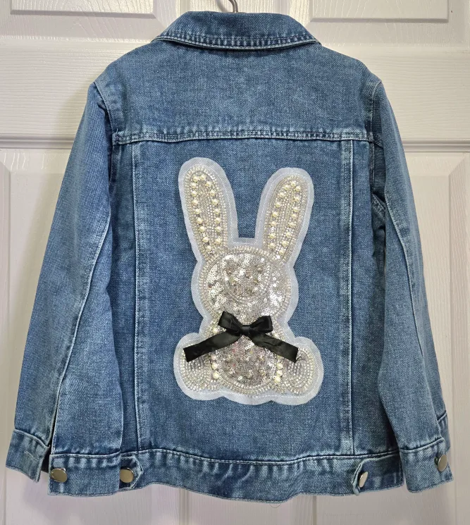 A shiny cubic denim jacket image indicator(4)