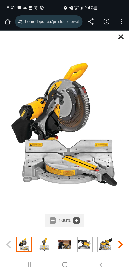 Dewalt 12-inch Double-Bevel Compound Miter Saw