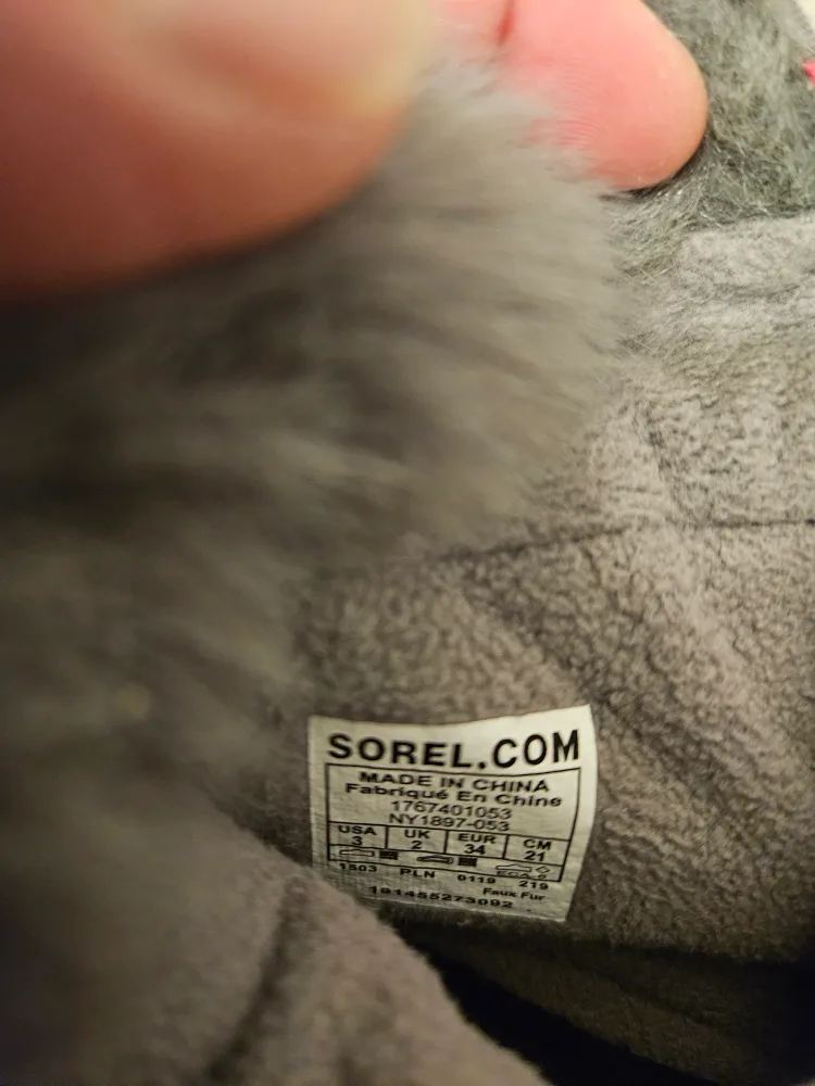 Sorel girls Youth Size3, Whitney Short Lace Snow Boot image indicator(7)