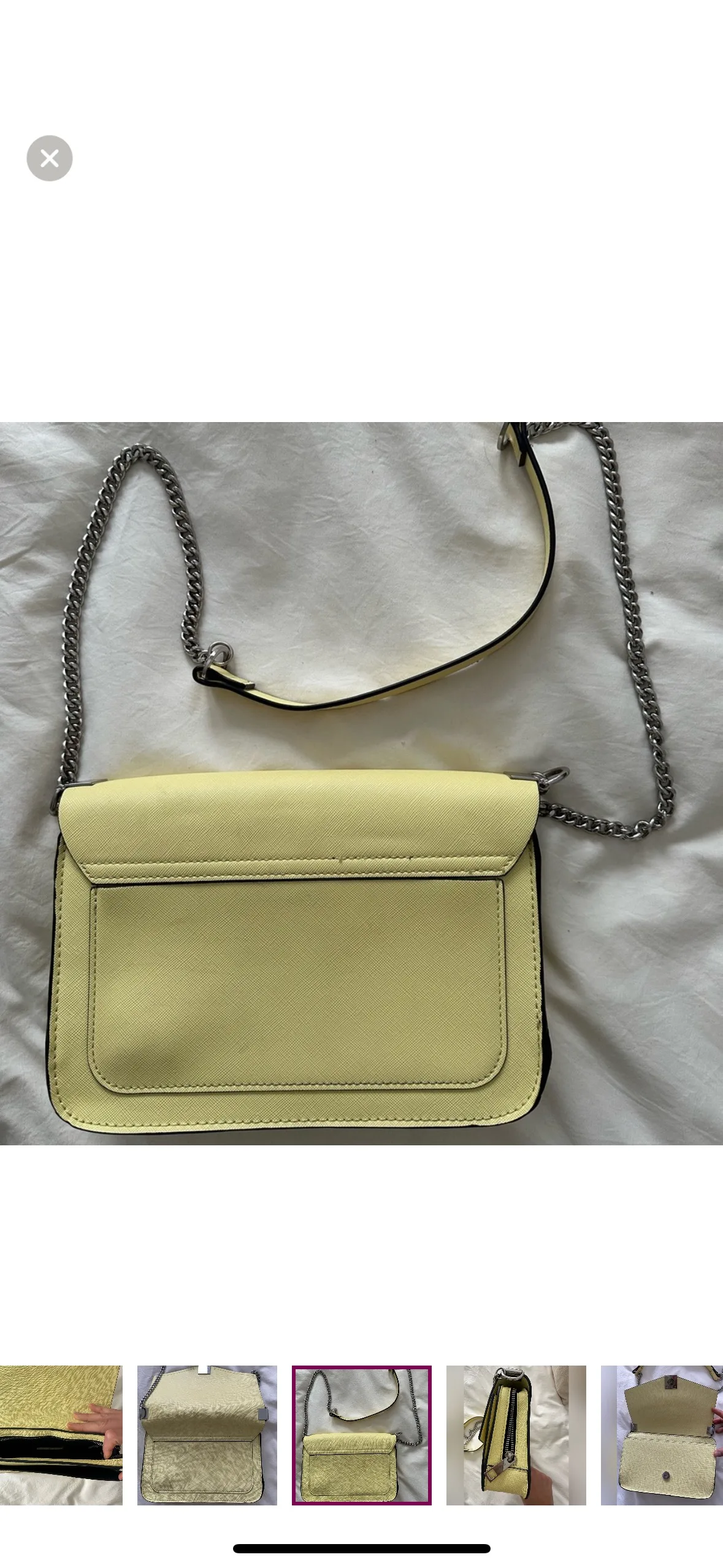 Yellow Zara purse image indicator(3)