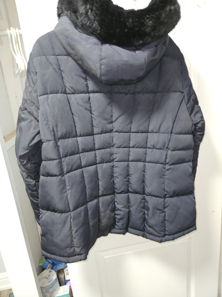 Calvin Klein 2X Puffer Jacket with Faux Fur Hood - photo 2