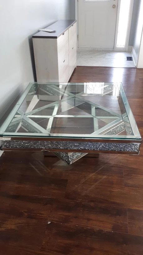 Stunning Crystal Coffee Table