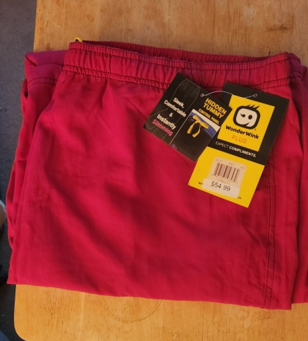 WonderWink Plus Women's Size 4X Red Scrub Pants