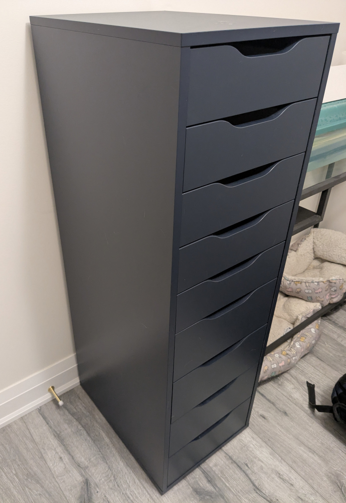 IKEA Alex Dark Blue 9-Drawer Organizer