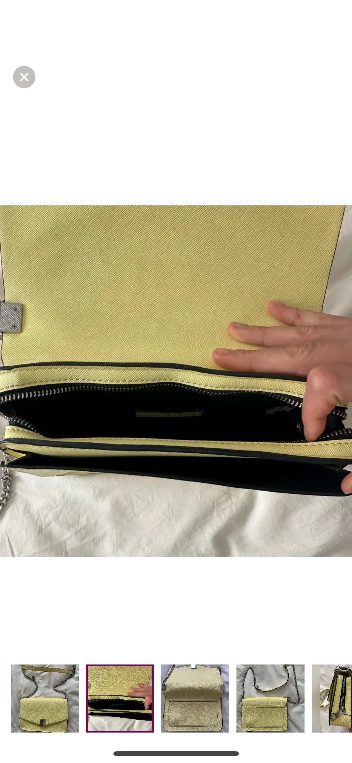 Yellow Zara purse image indicator(2)