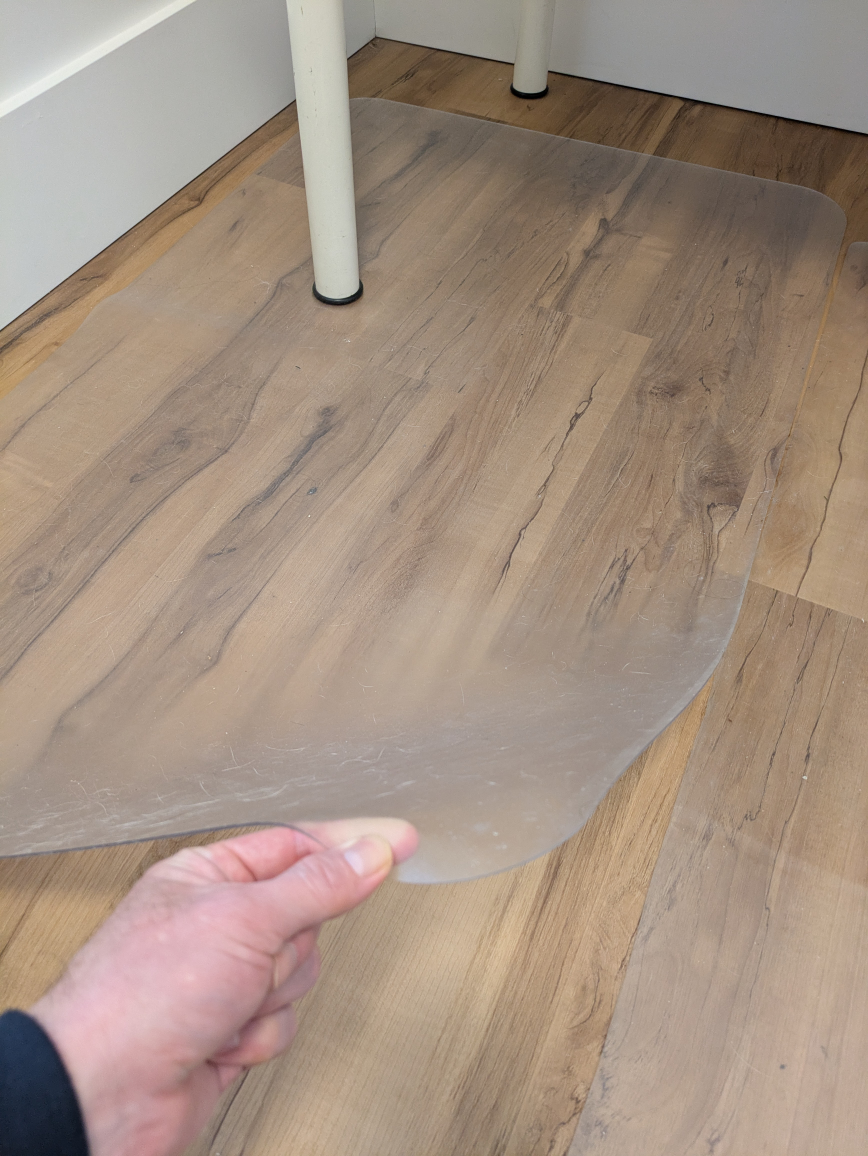 Clear Plastic Floor Protector Mat