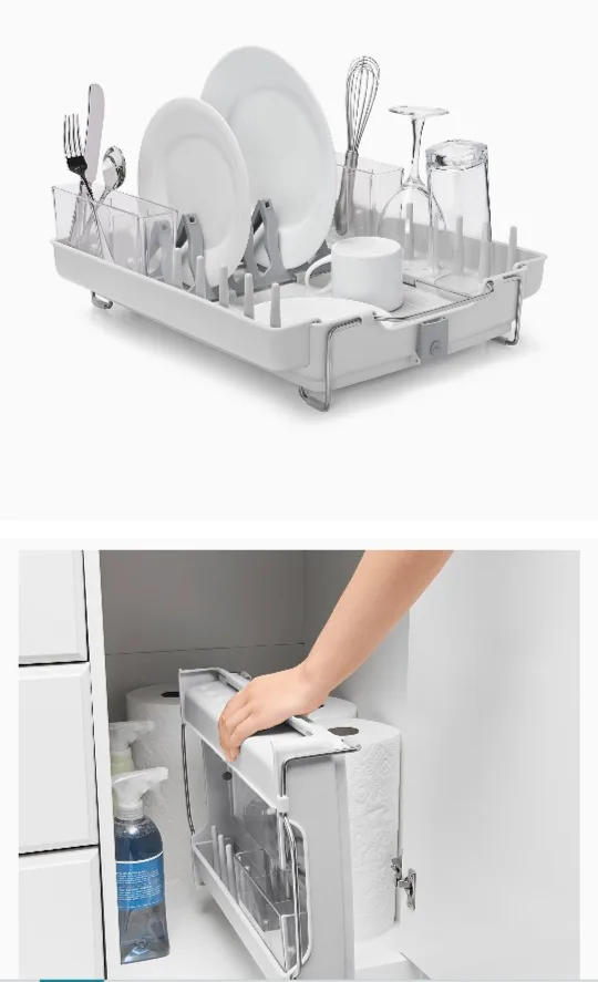 🧡OXO Foldaway Dish Rack image indicator(4)