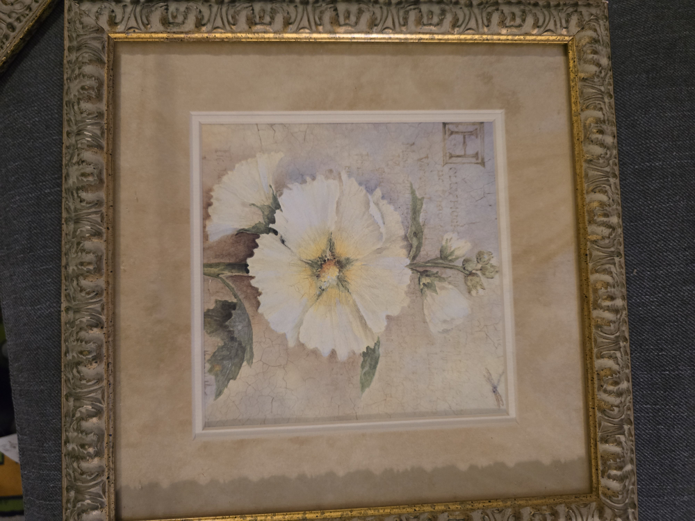 Set of Three Kathryn White Floral Art Prints - photo 2
