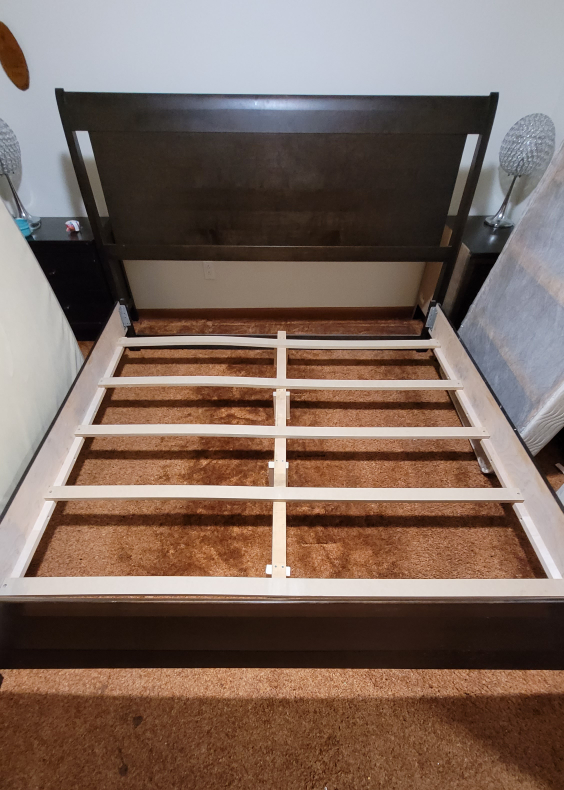 king  Size Dark Brown Bed - photo 5