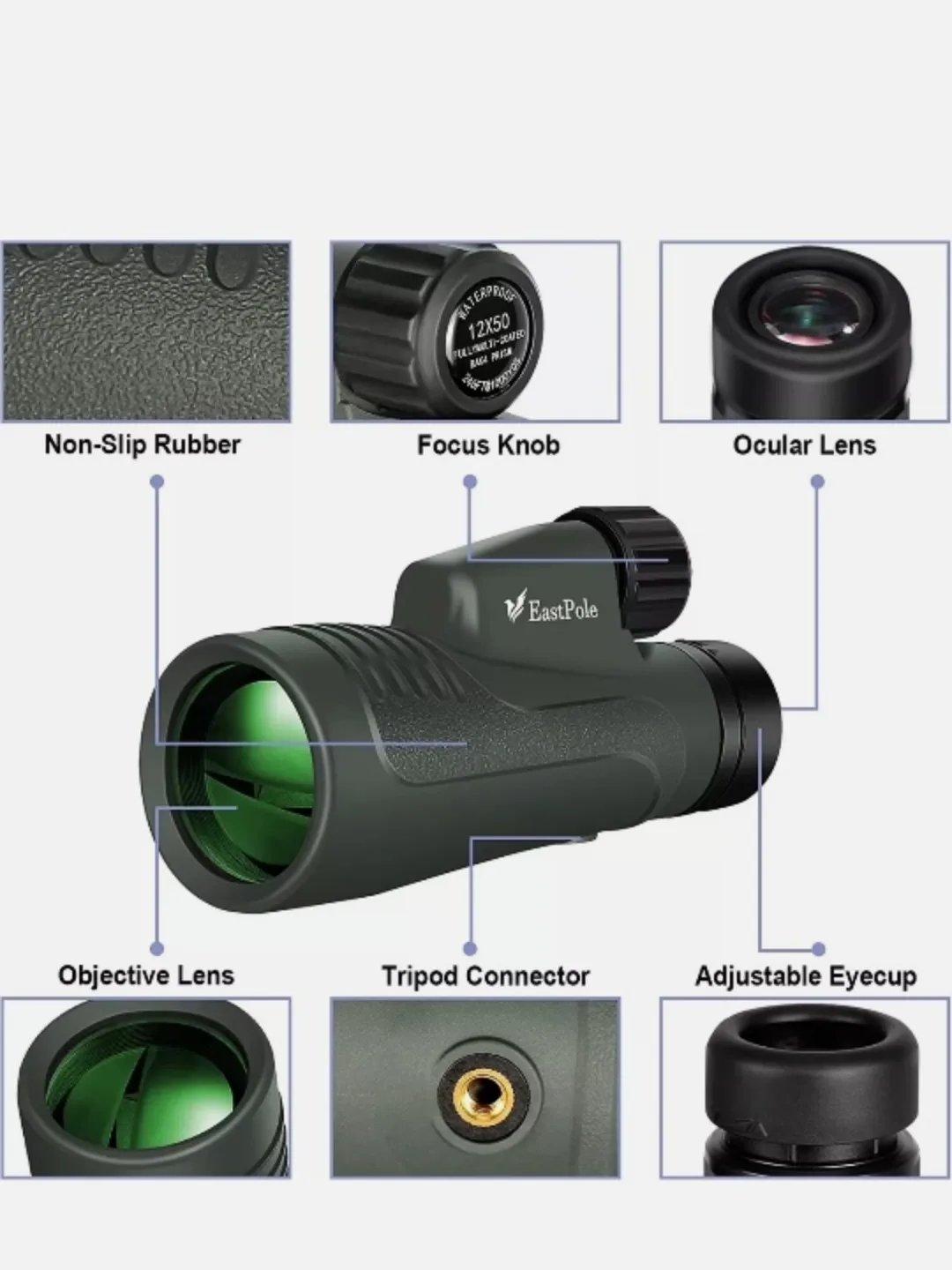 EASTPOLE waterproof Monocular Telescope image indicator(9)