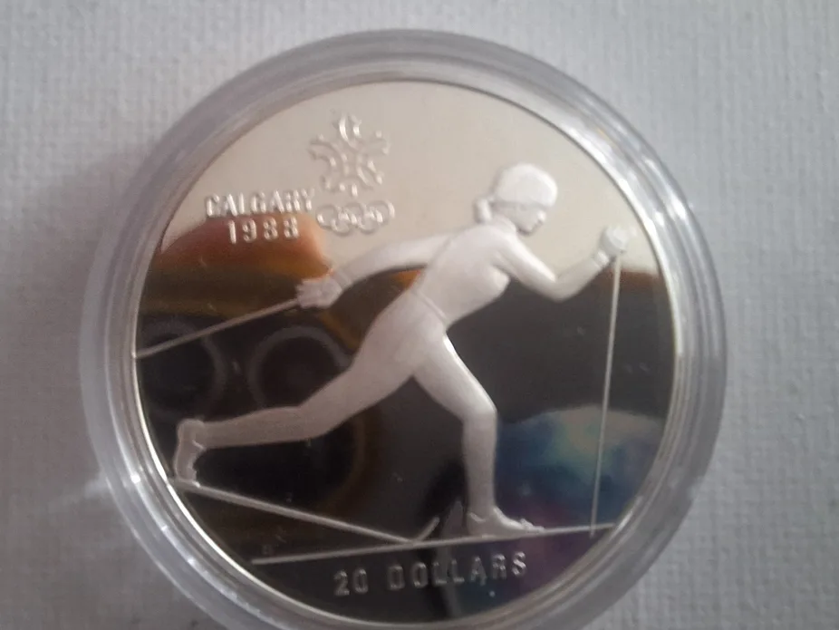 Calgary 1988 Sterling Silver Olympic Winter Coins image indicator(6)