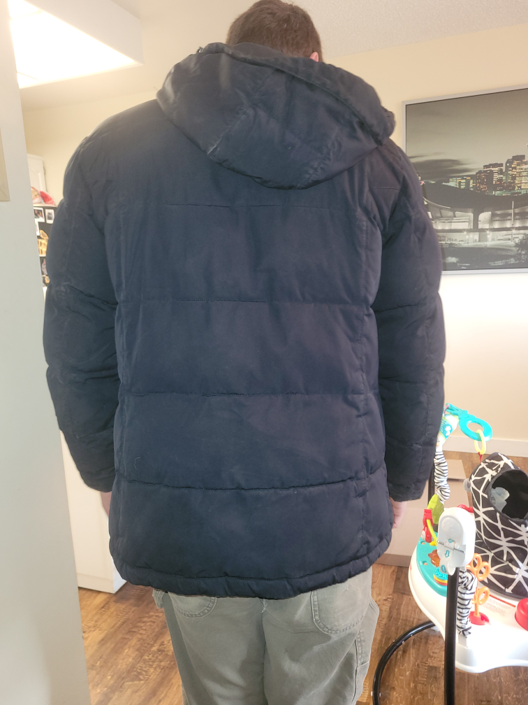 Men's Passion Play Black Puffer Jacket - Size XL #freecycle - photo 2