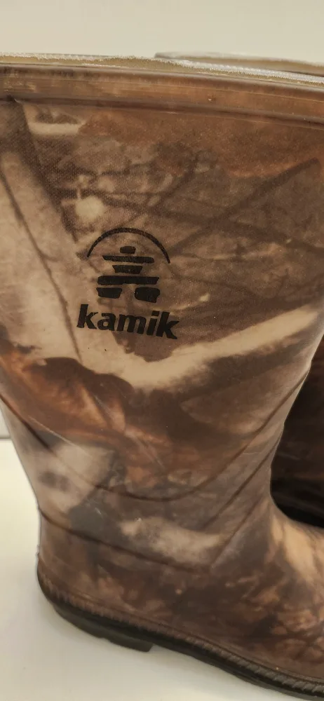 Kamik Kids' Camo Rain Boots. att price firm final image indicator(3)