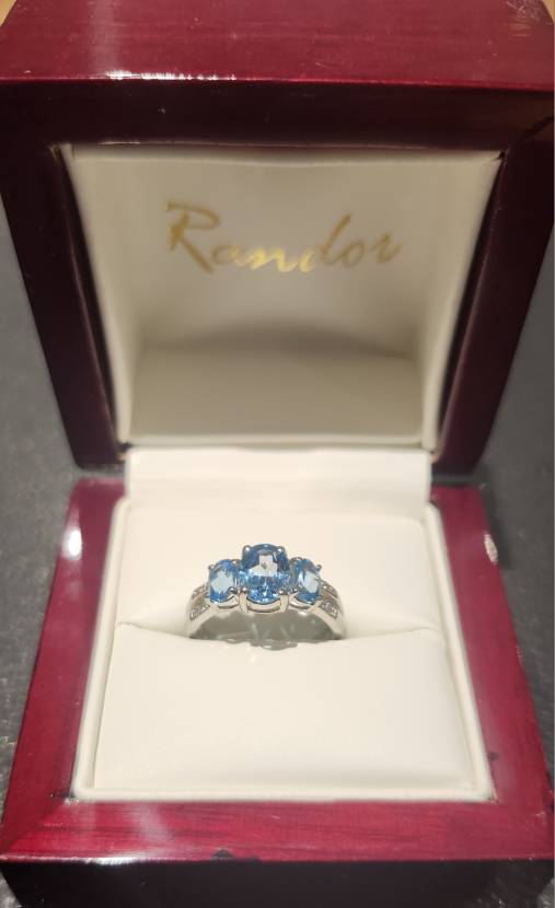 Blue Topaz Ring