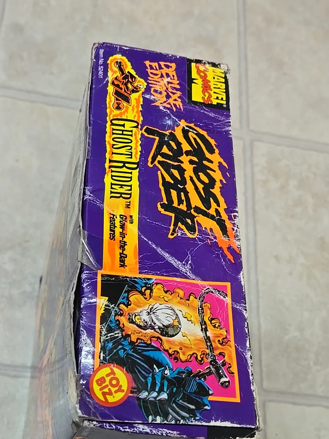 Vintage Marvel Comics Toy Biz Ghost Rider Deluxe Action Figure image indicator(7)