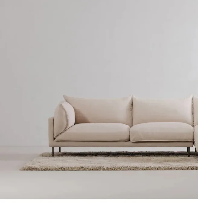 Beige Sectional Sofa ( 2 Seater) ONLY image indicator(4)