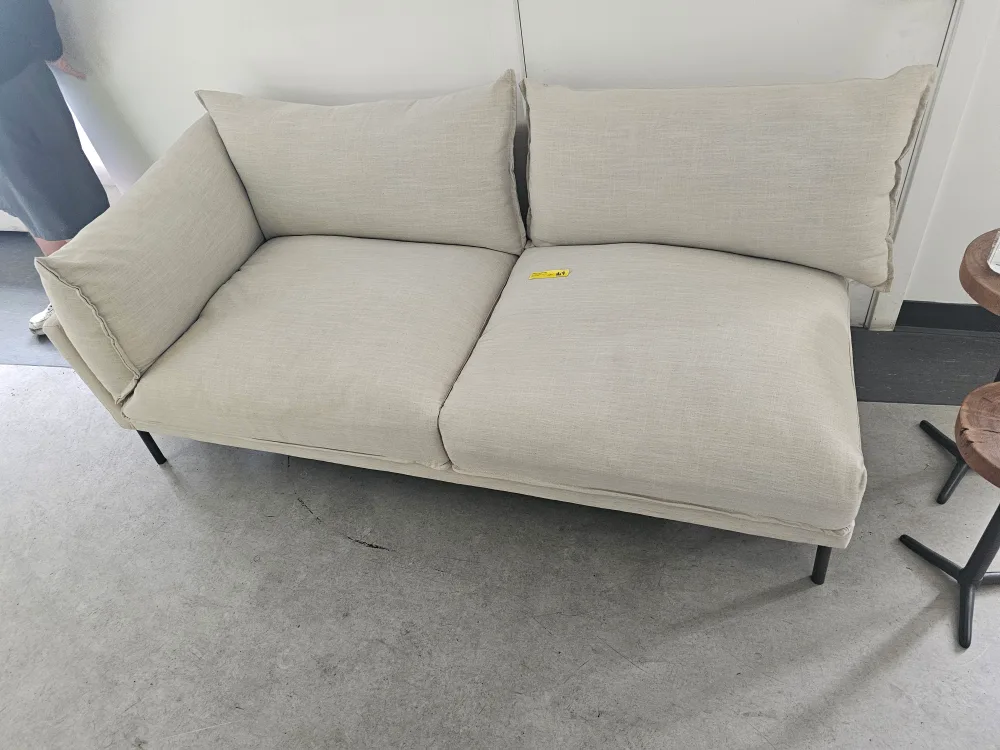 Beige Sectional Sofa ( 2 Seater) ONLY image indicator(6)