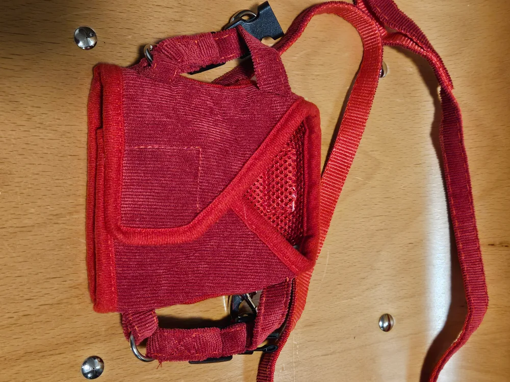 Red Pet Harness and Leash, Size XS image indicator(3)
