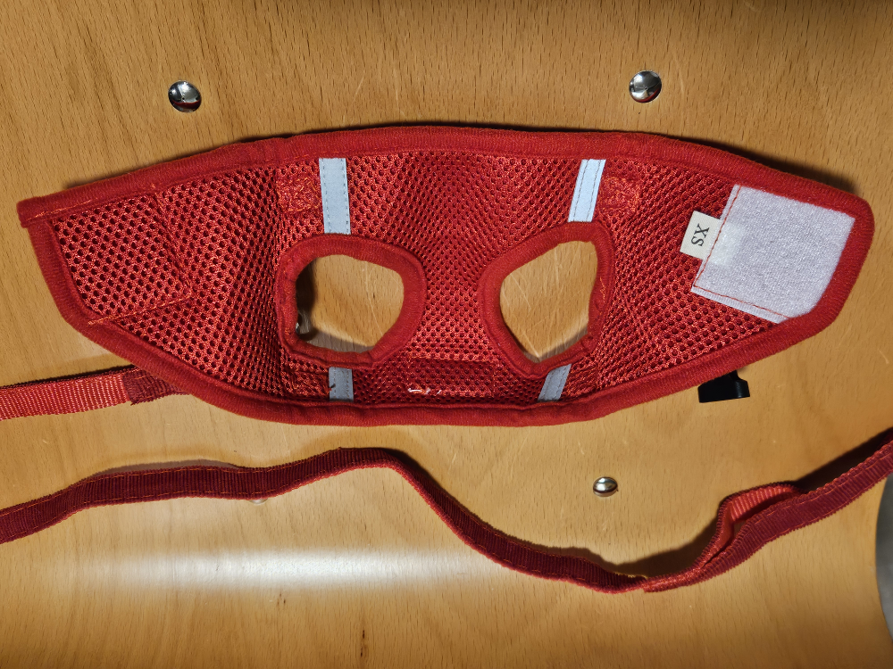 Red Pet Harness and Leash, Size XS - photo 5