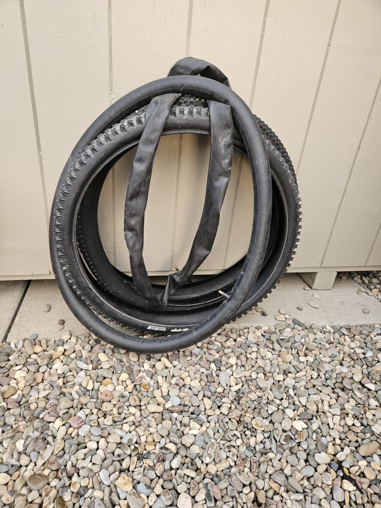 Used Mountain Bike Tires and Tubes