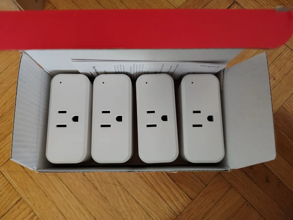 Senqled Smart Plug 4 Pack Bluetooth Smart Outlet image indicator(2)