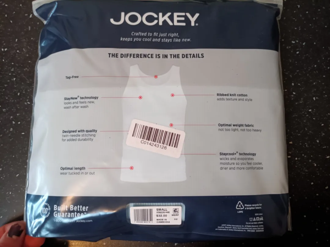 Jockey Men's Undershirts 4-Pack image indicator(3)