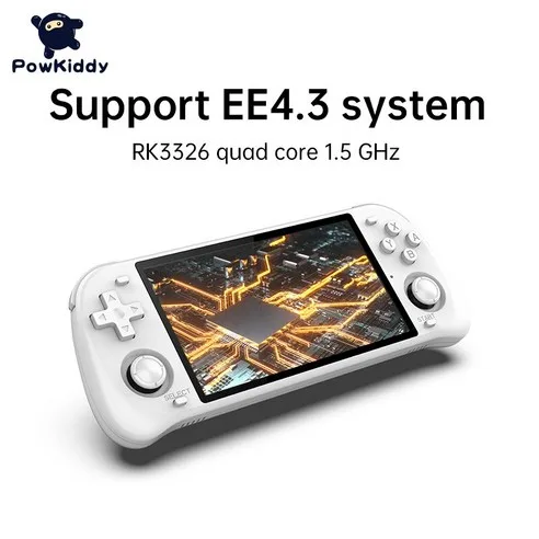 POWKIDDY RGB MAX2 Handheld Game Console - White image indicator(4)
